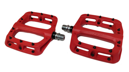 Pedały platformowe HT PA03A - Red