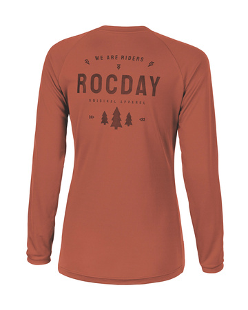 Koszulka damska ROCDAY Patrol Women - Czerwona